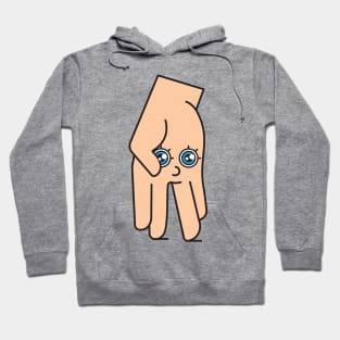 Hand with face Hoodie